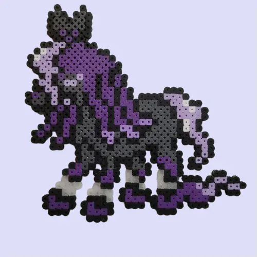 Spectrier legendary Pokemon pärlplatta