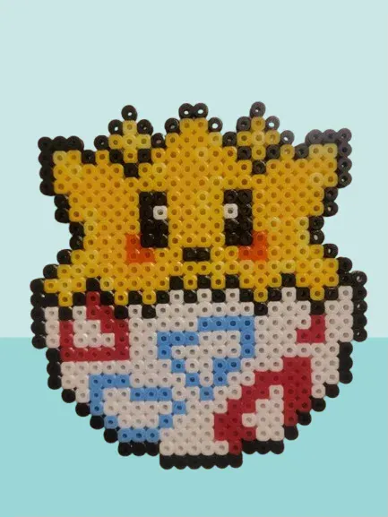Togepi Pokemon pärlplatta mönster