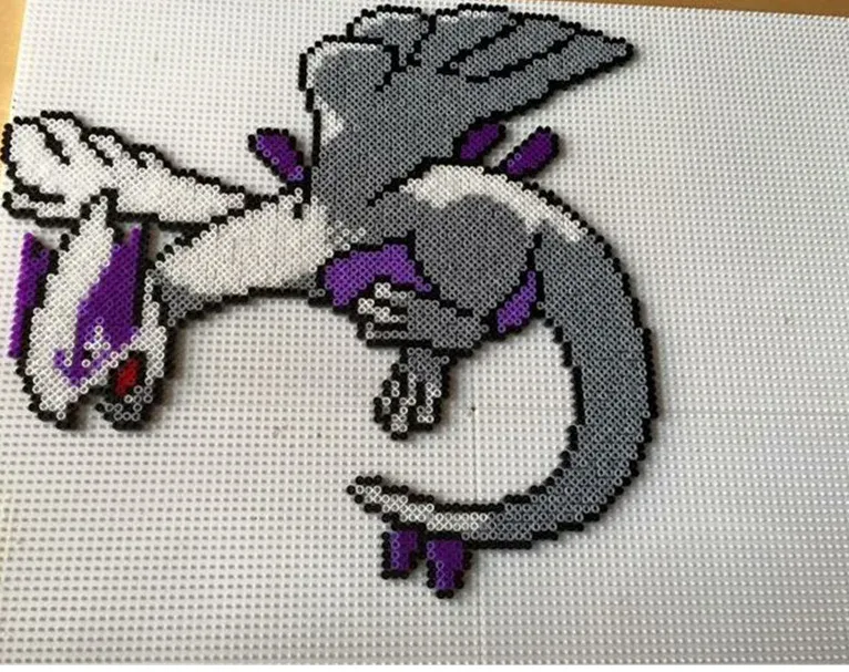 Lugia legendary Pokemon pärlplatta