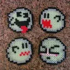 Boo family spöken pärlplatta