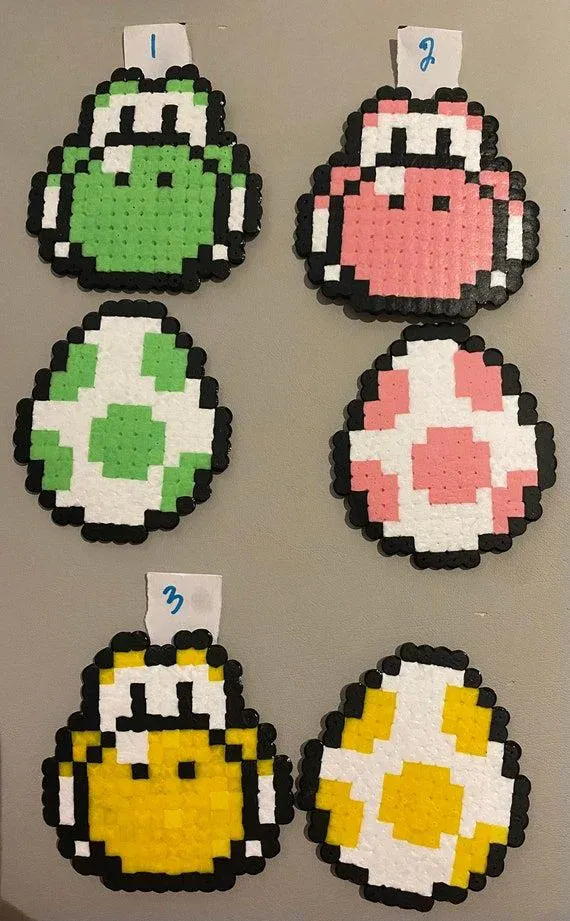 Yoshi och ägg pärlplatta set
