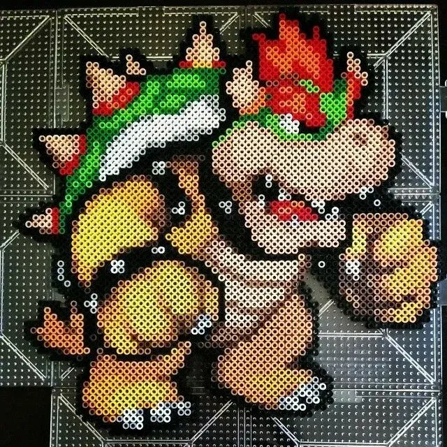 Bowser King Koopa pärlplatta