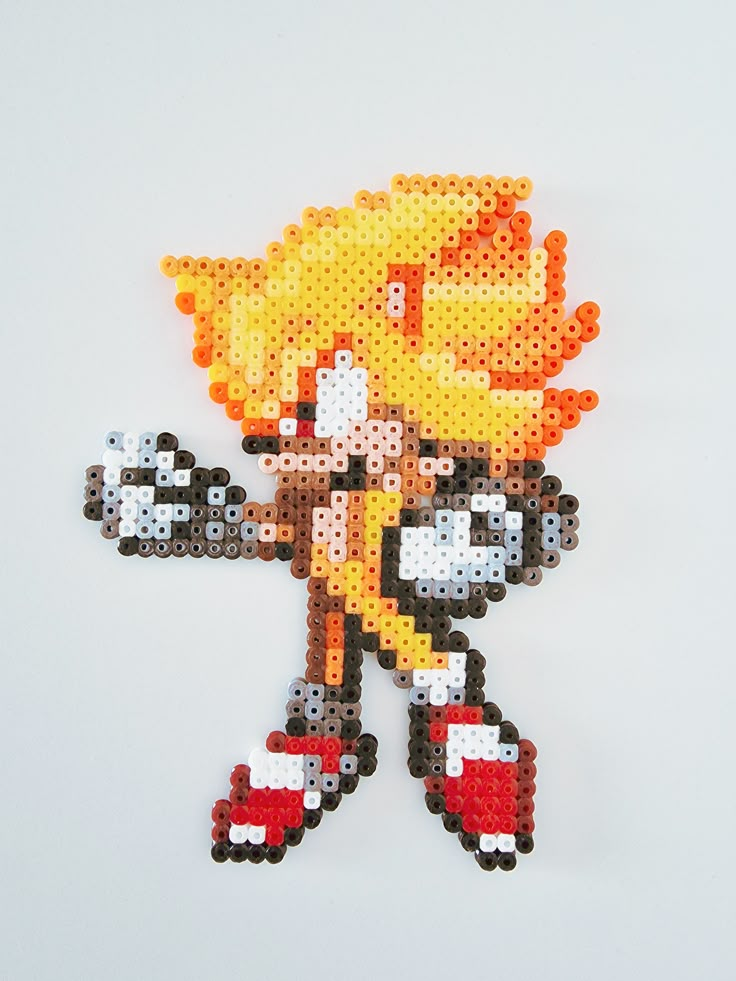 Super Sonic transformation pärlplatta