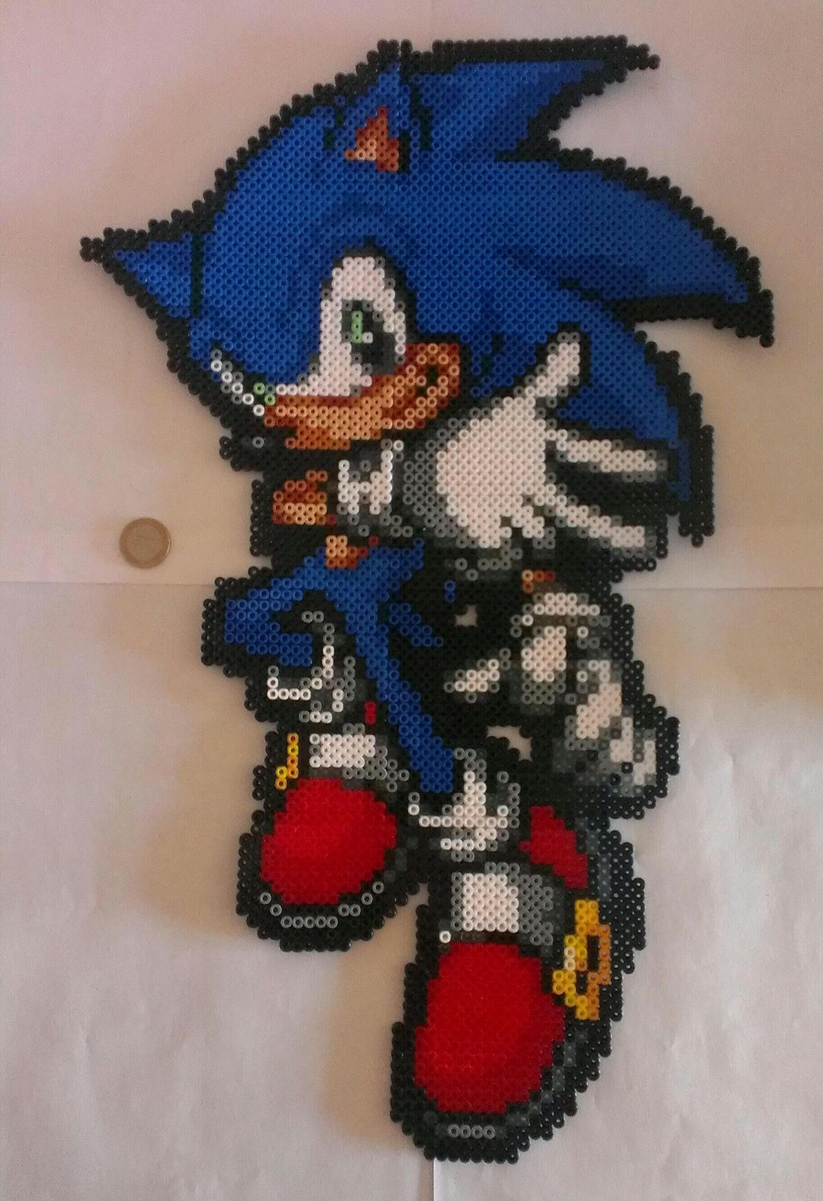 Modern Sonic stor pärlplatta design