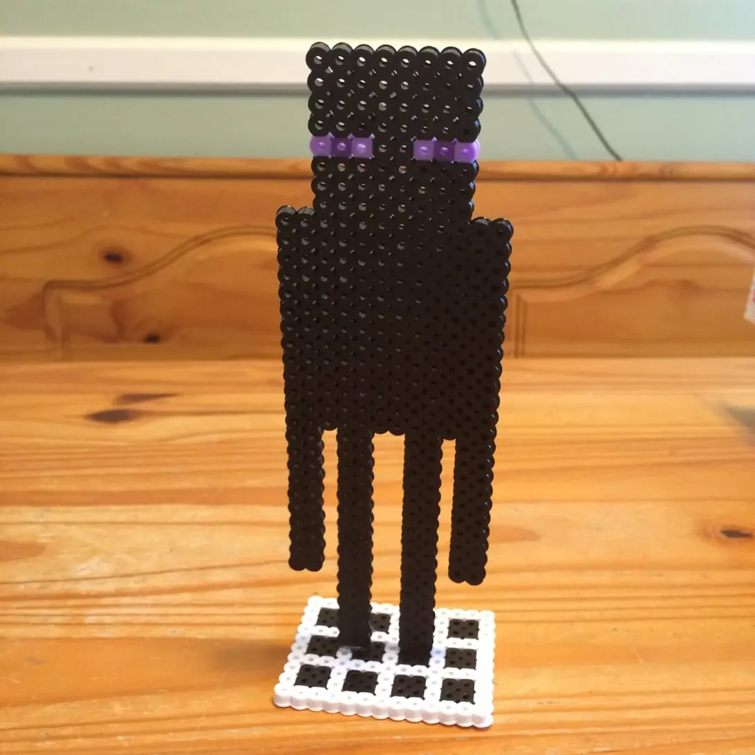 Enderman tredimensionell pärlplatta
