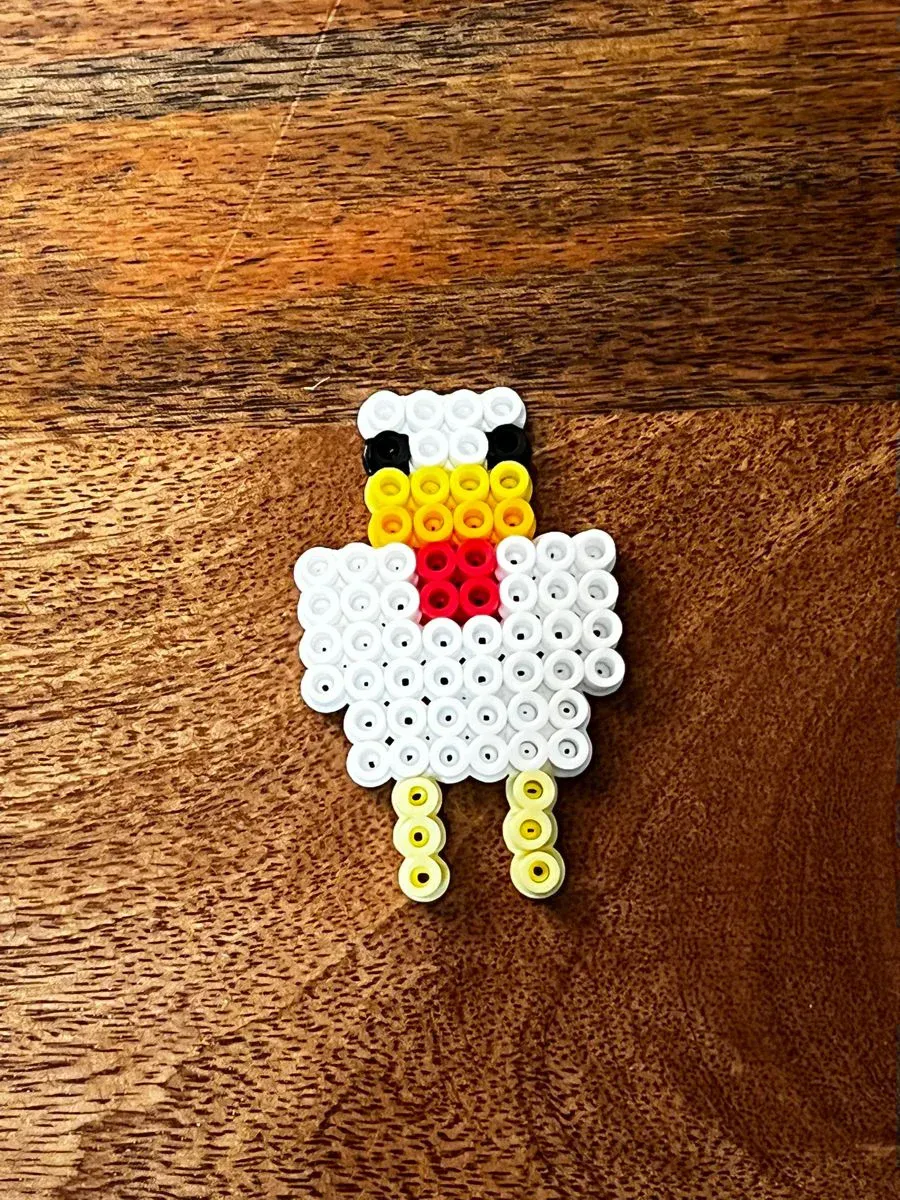 Söt kyckling minecraft pärlplatta