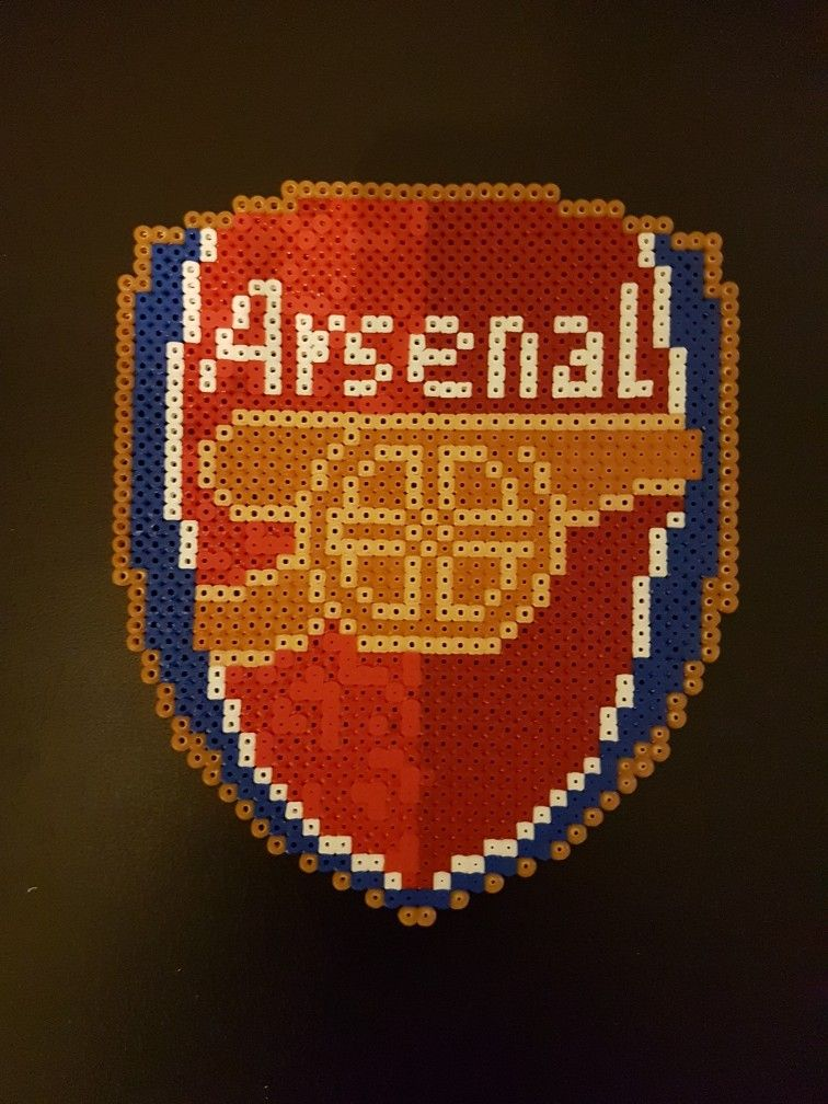 Arsenal FC klubbmärke pärlplatta