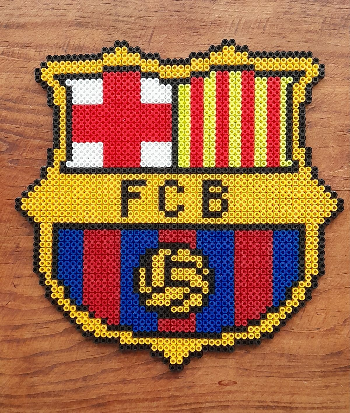 FC Barcelona klubbmärke pärlplatta