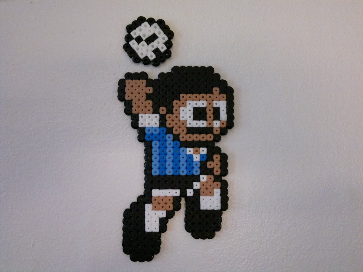 Maradona Guds hand pärlplatta