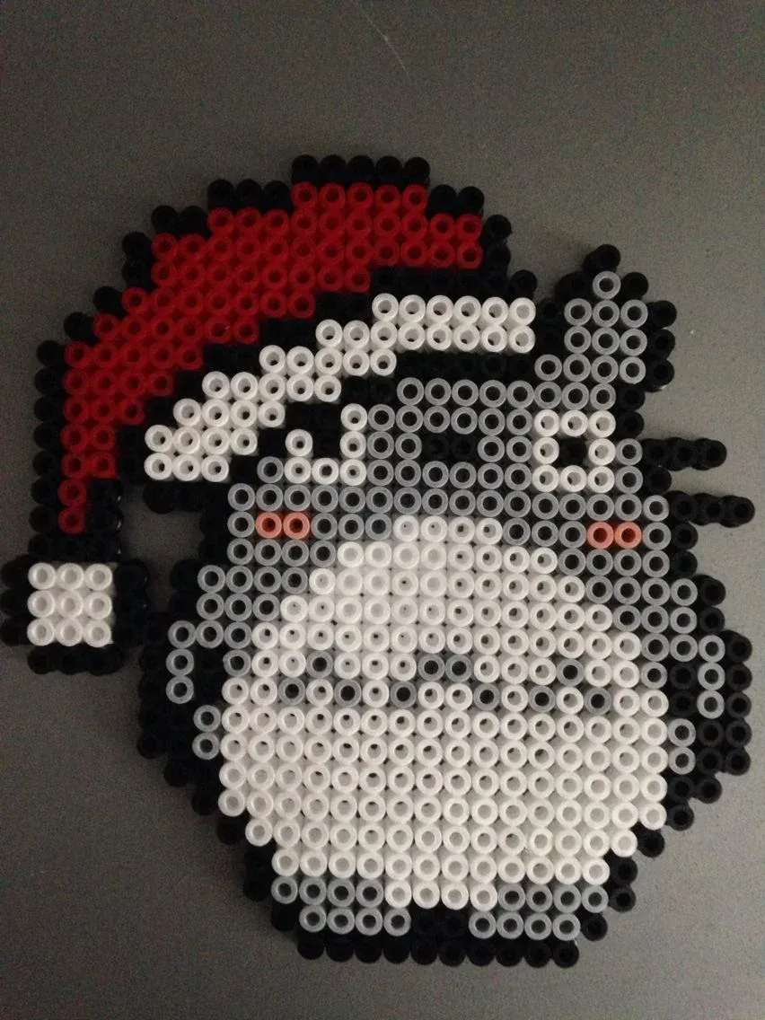 Totoro jul Studio Ghibli pärlplatta